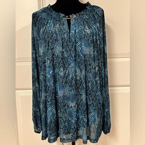 Harper 241 Snake Print Blouse